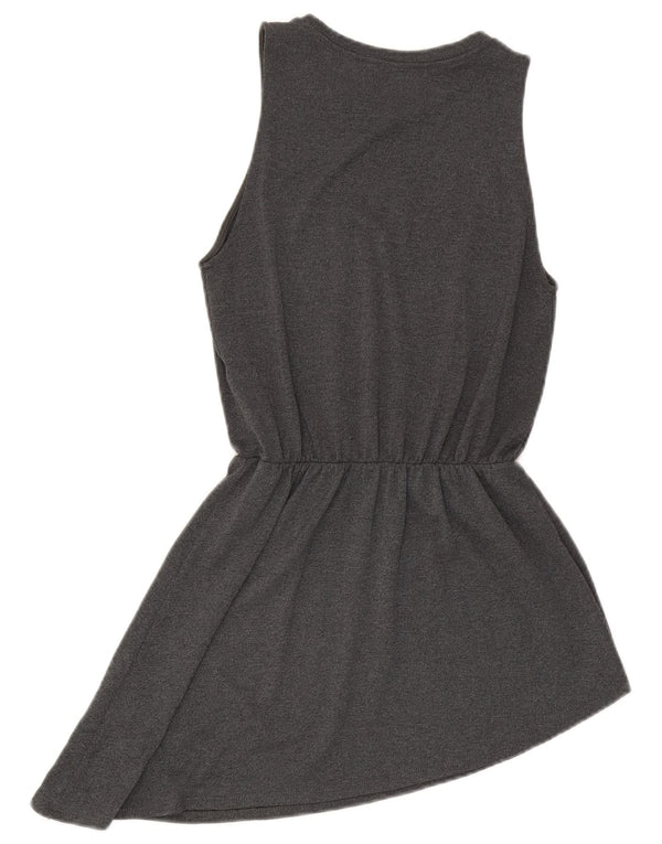 Abito asimmetrico senza maniche Trafaluc da donna Zara UK 10 piccolo grigio