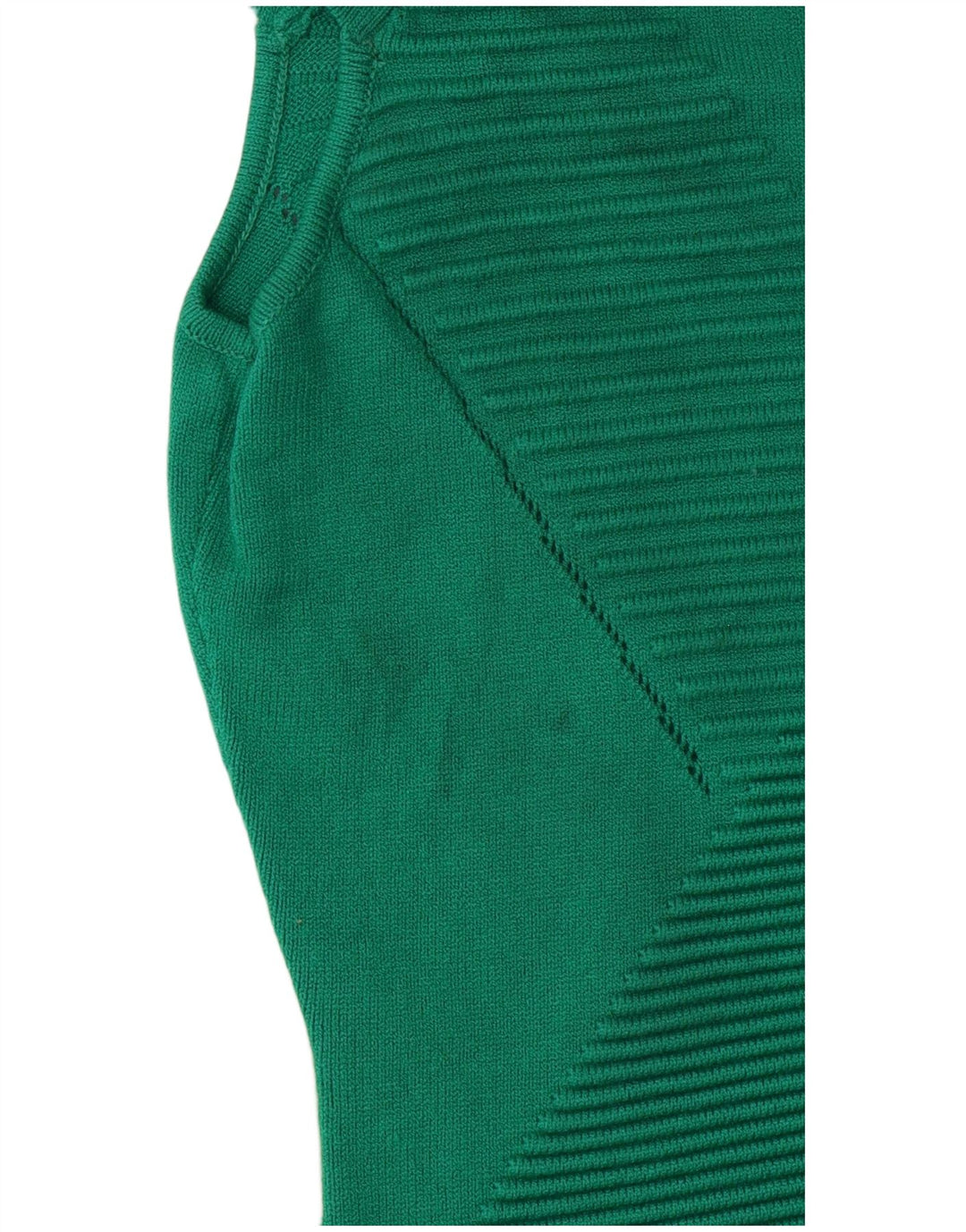 Abito aderente da donna KAREN MILLEN UK 16 Grande viscosa verde Chevron