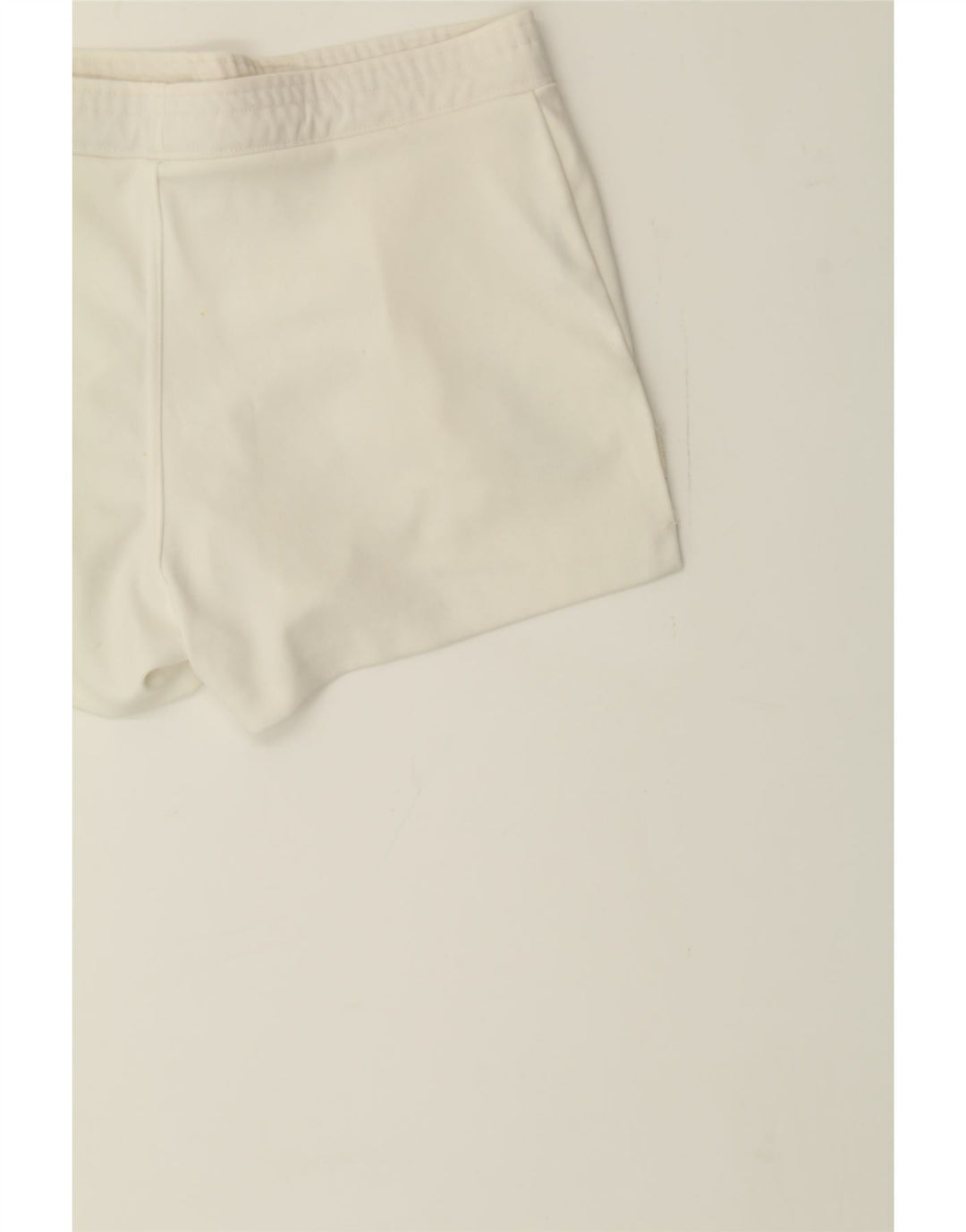 SERGIO TACCHINI Womens Sport Shorts EU 44 XL  Off White Polyester Vintage Sergio Tacchini and Second-Hand Sergio Tacchini from Messina Hembry 