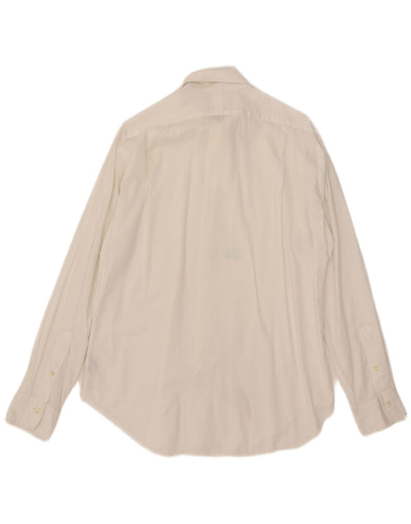 Polo Ralph Lauren Camicia da uomo Regent Classic Fit Suze 39 15 1/2 Medium White