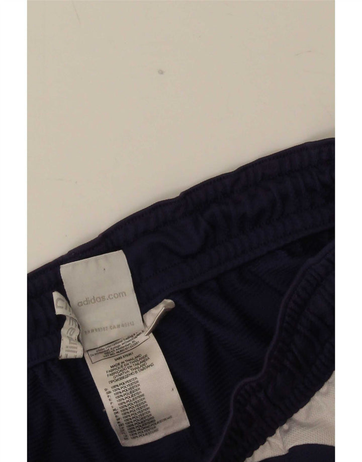 Pantaloncini sportivi Adidas Climalite da uomo, poliestere color block medio blu navy