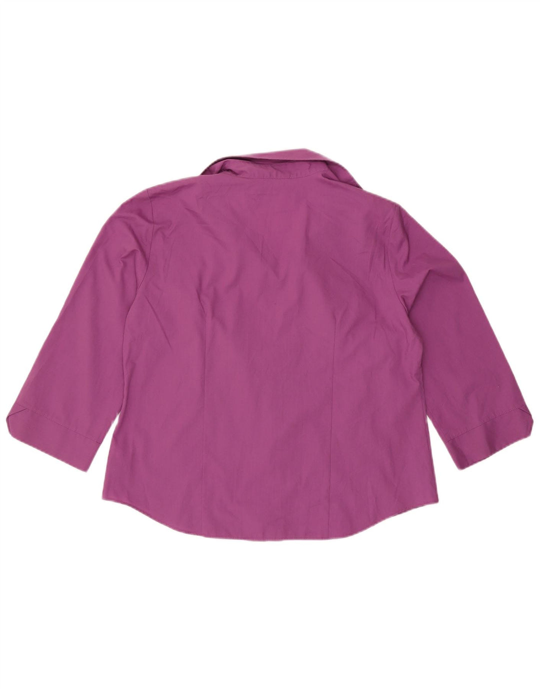 Camicia a maniche 3/4 da donna Marks & Spencer UK 18 XL poliestere viola