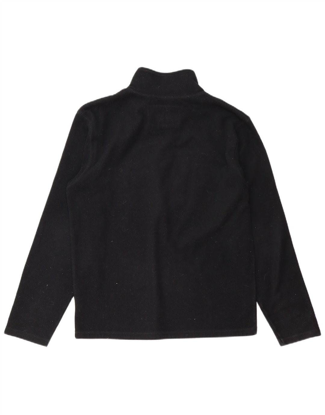 BILLABONG Maglione in pile con collo con zip grafico da uomo piccolo poliestere nero