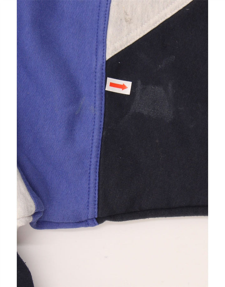 LOTTO Womens Graphic Full Tracksuit UK 14 Medium Navy Blue Colourblock