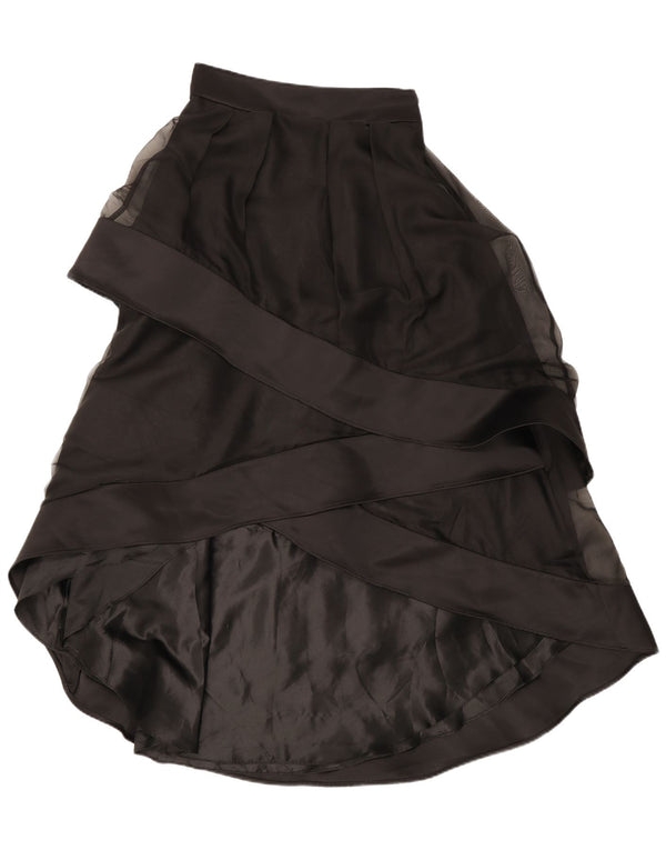 Gonna a strati asimmetrica da donna Coast UK 10 piccola W26 nera
