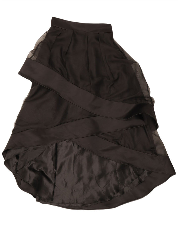 Gonna a strati asimmetrica da donna Coast UK 10 piccola W26 nera