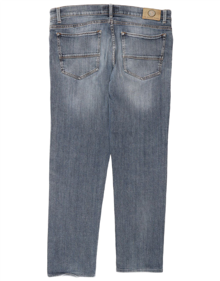 Jeans Dritti Uomo TRUSSARDI IT 52 XL W38 L32 Blu