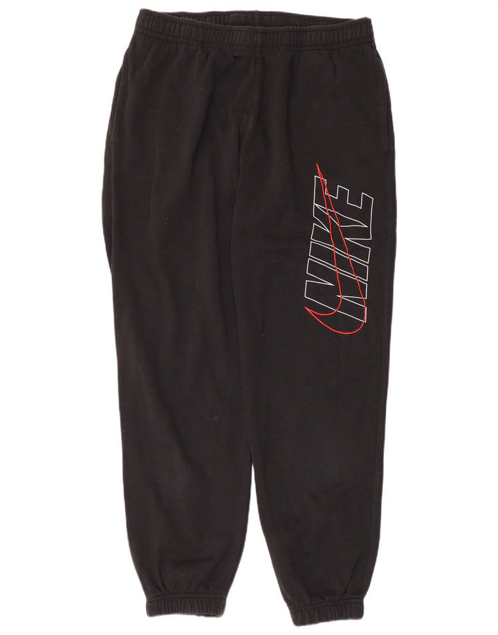 NIKE Pantaloni da tuta con grafica da uomo Joggers grandi in cotone nero