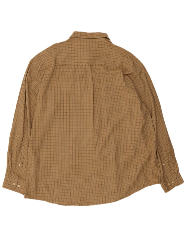Camicia in flanella da uomo Nautica 2XL Cotone a quadri beige