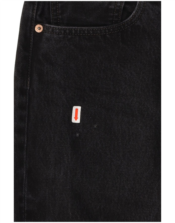 LEVI'S Jeans dritti da uomo 501 W32 L30 cotone nero