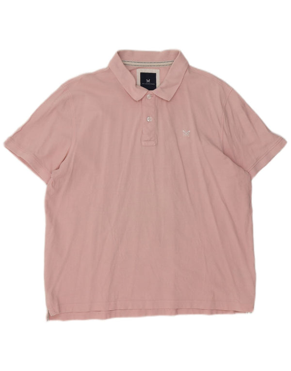 Crew Clothing Polo da uomo XL in cotone rosa