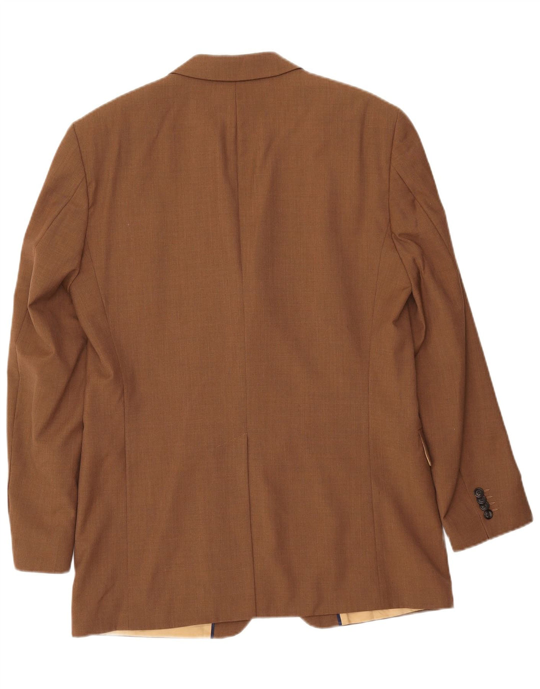 TOMMY HILFIGER Giacca blazer da uomo a 3 bottoni UK 38 Lana marrone medio