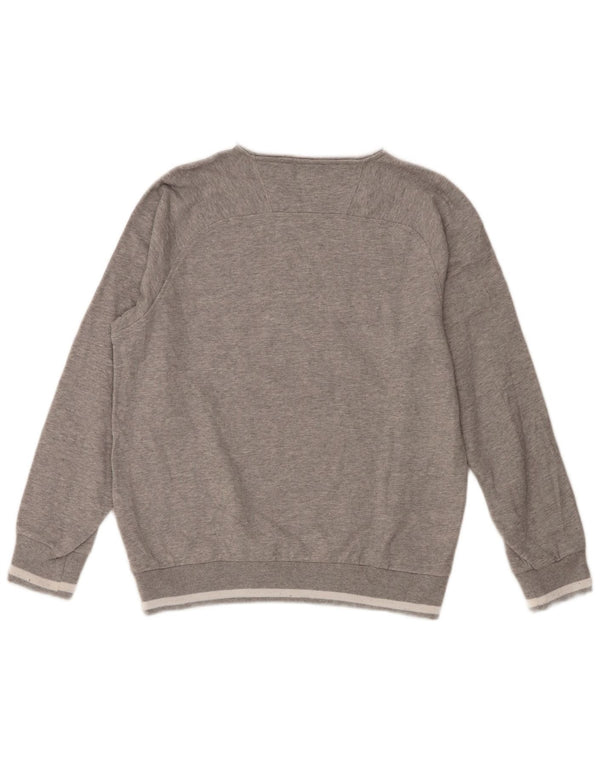 Felpa con grafica da donna Champion UK 14 Colorblock grigio medio