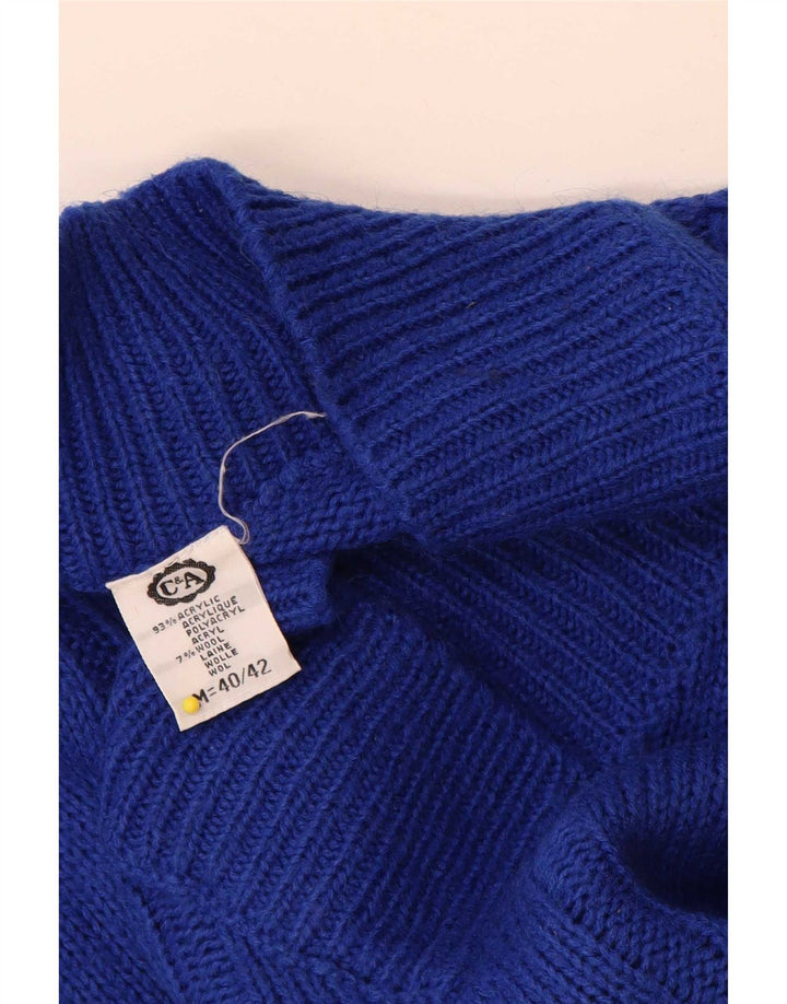 Maglione da donna con scollo a V C&A EU 40/42 Acrilico blu medio