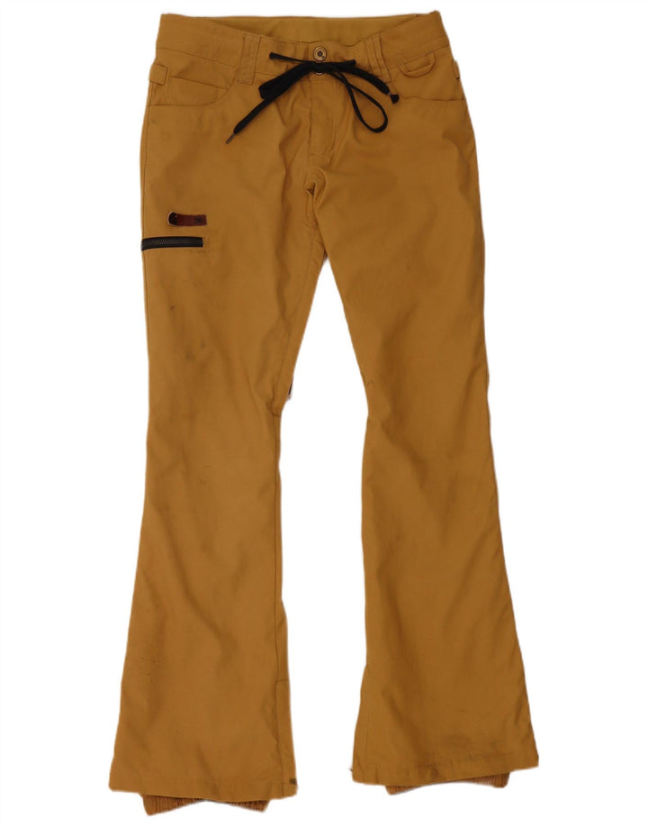 Pantaloni da sci cargo da donna DC UK 10 piccoli in nylon beige