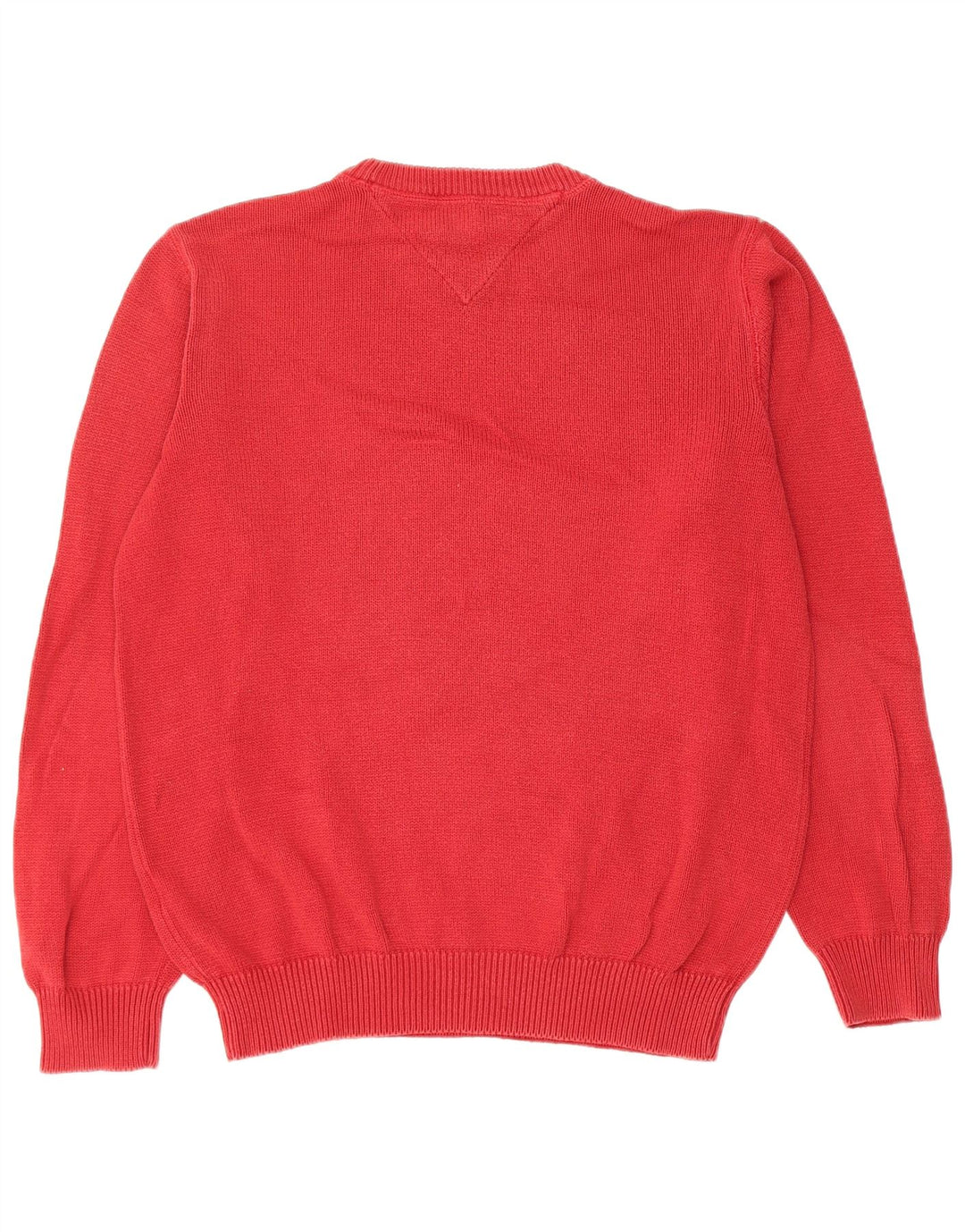 Maglione maglione girocollo da uomo Tommy Hilfiger grande cotone rosso