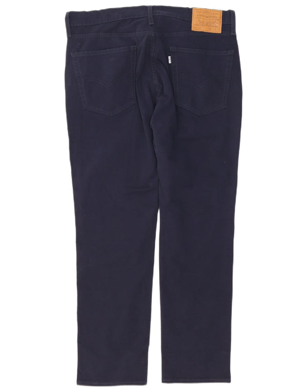 Levi's Uomo 511 Slim Jeans W36 L30 Blu Navy Cotone