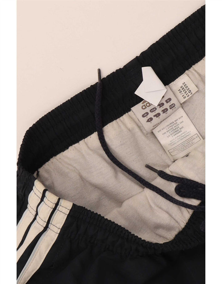 Pantaloncini sportivi da uomo Adidas Bermuda piccoli in poliestere nero