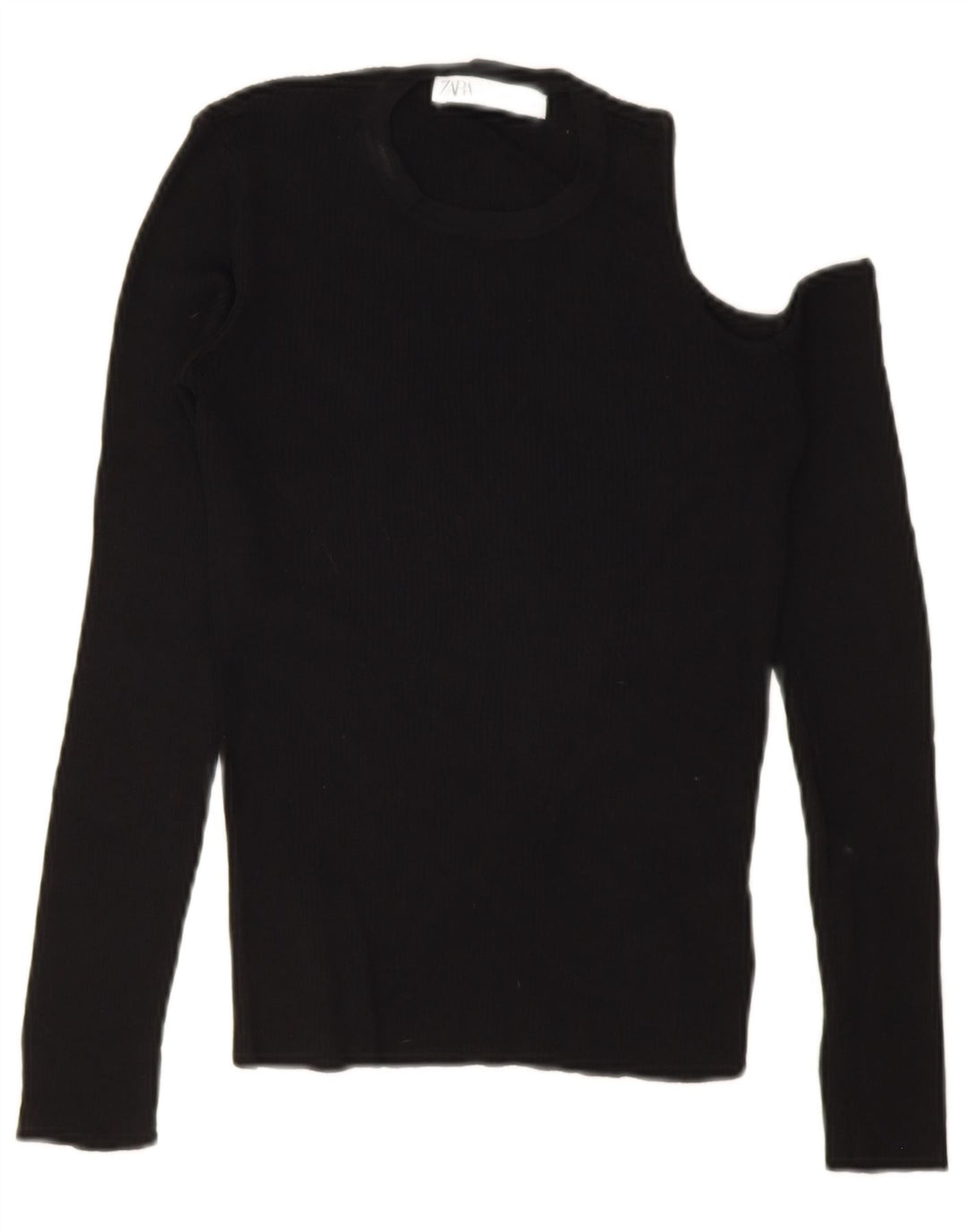 Top monospalla da donna Zara UK 12 medio nero