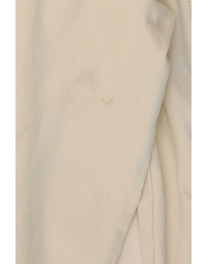 Giacca di jeans da donna Marks & Spencer UK 8 piccola cotone bianco