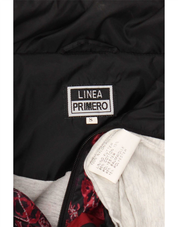 Giacca antipioggia da uomo linea Primero modello astratto vestibilità ampia UK 36 piccola nera