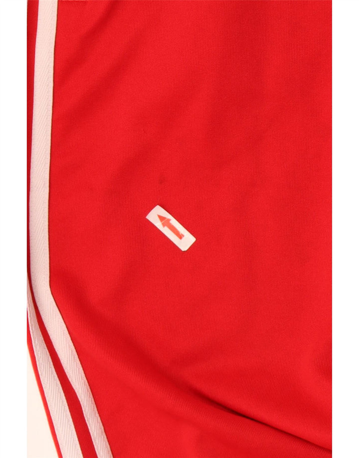 Pantaloni da tuta da uomo Adidas Joggers piccoli in poliestere rosso