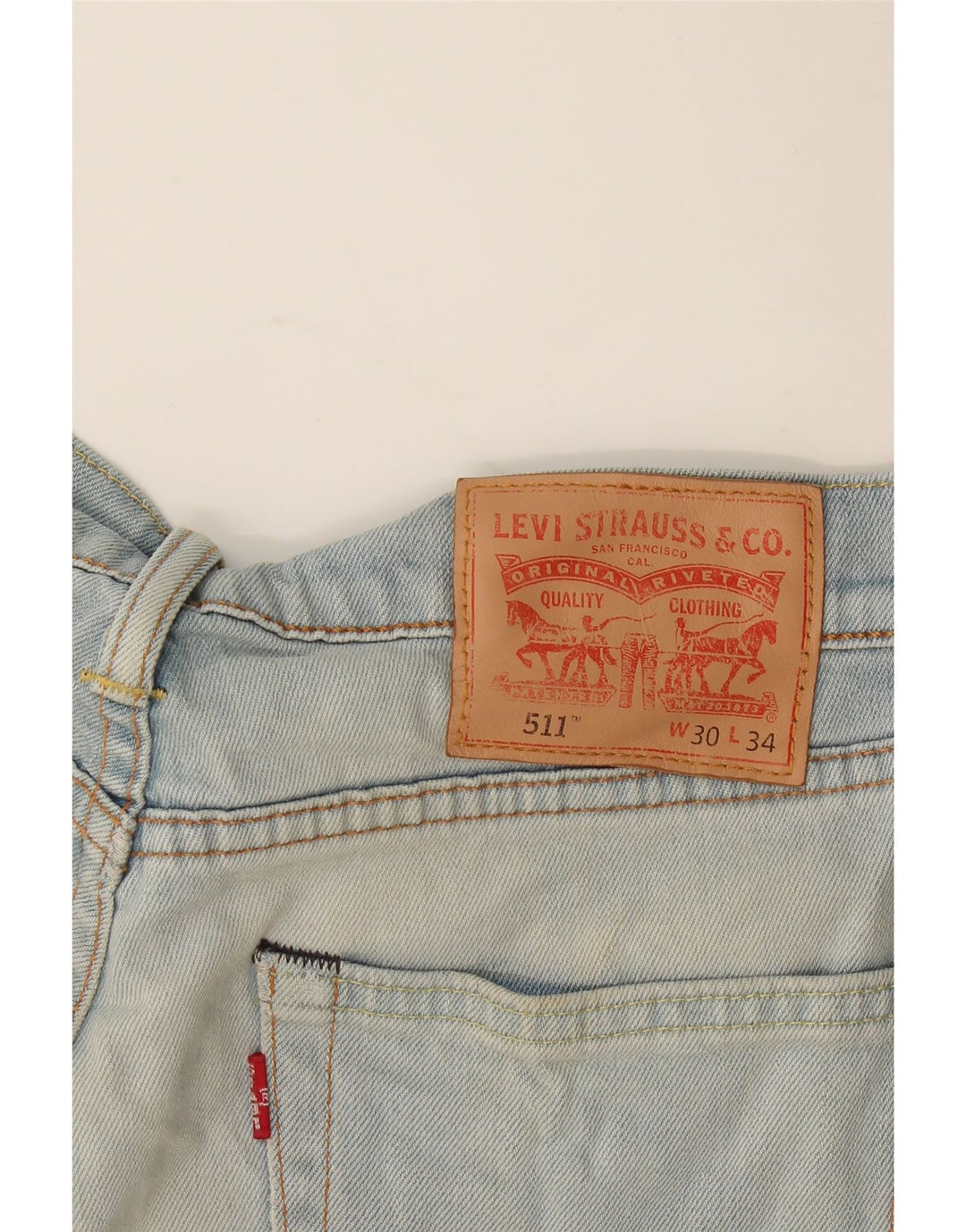 Jeans Levi's 511 Slim da donna W30 L34 cotone blu