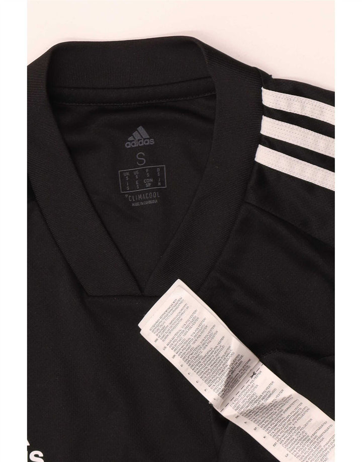 T-shirt Adidas Climacool da uomo piccola piccola in poliestere nero