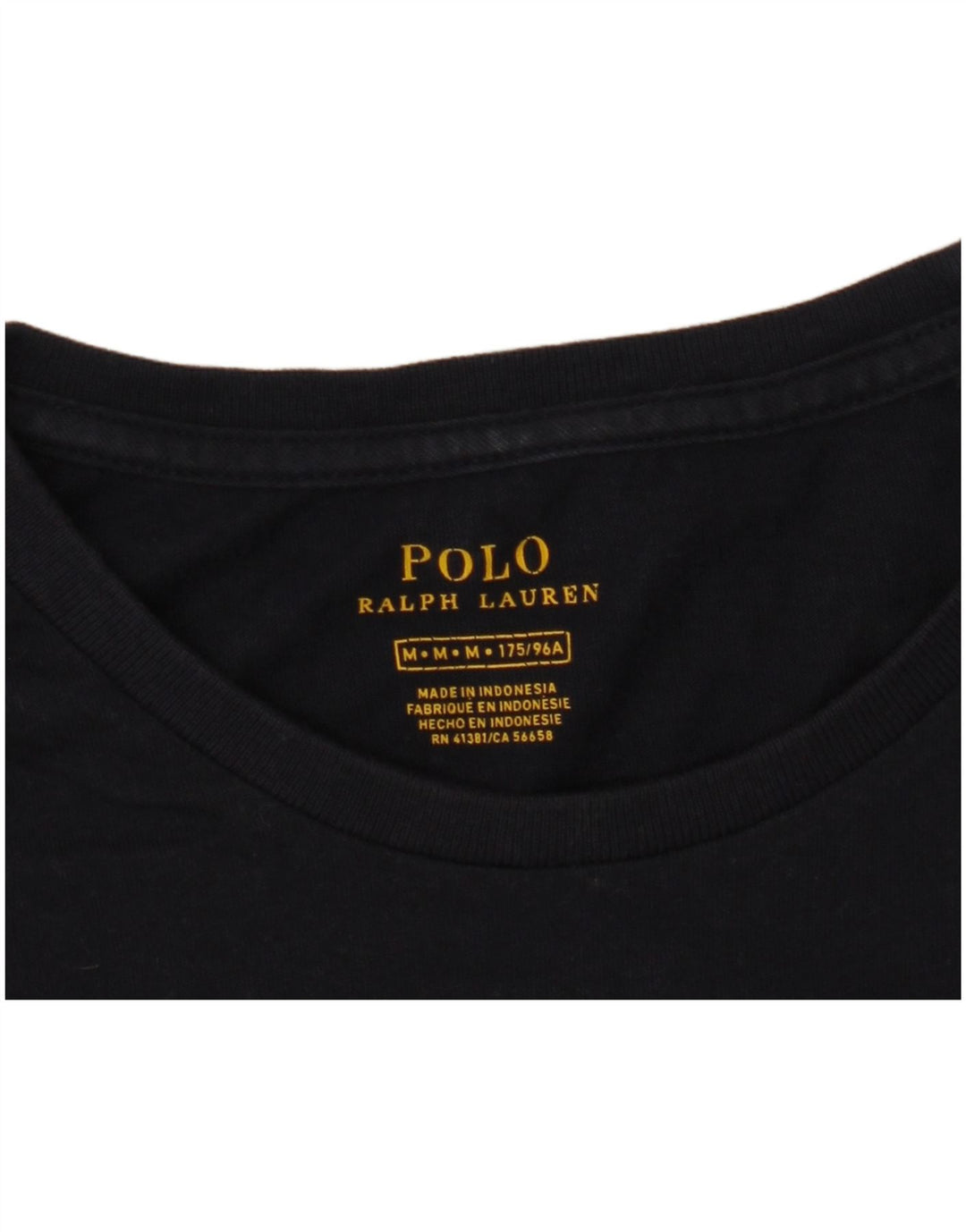 POLO RALPH LAUREN T-shirt da uomo Top medio blu navy