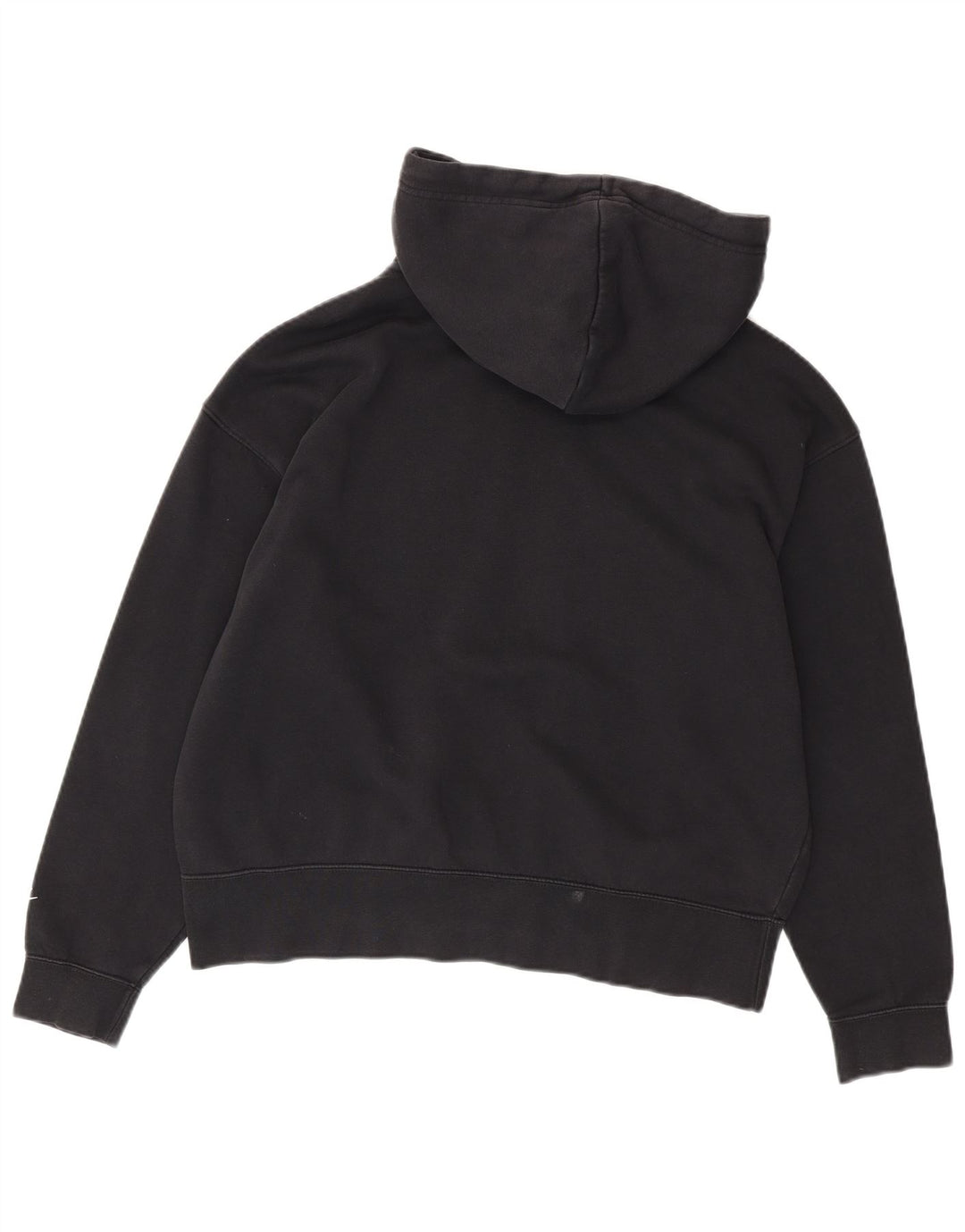 Felpa con cappuccio grafica da uomo NIKE, cotone nero medio