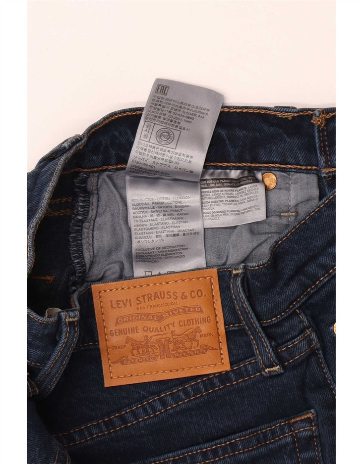 Pantaloncini di jeans da donna Levi's W25 XS cotone blu navy