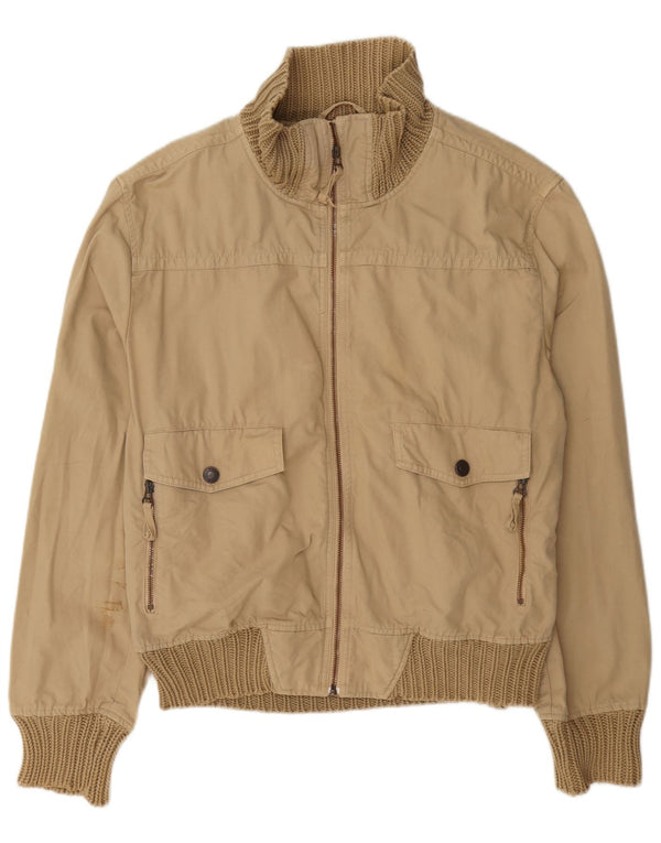 Giubbotto bomber da uomo Zara UK 42 XL cotone beige