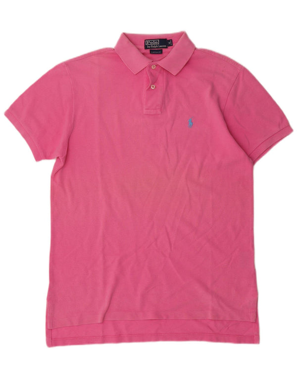 Polo Ralph Lauren da uomo su misura Polo in cotone rosa medio