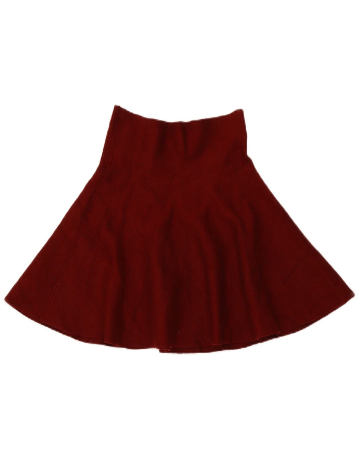 Gonna svasata in maglia da donna Zara piccola W26 bordeaux