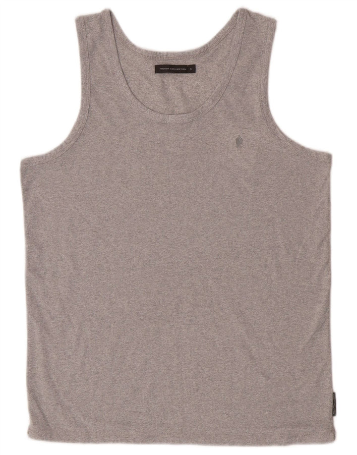 Canotta da uomo French Connection XL Poliestere grigio