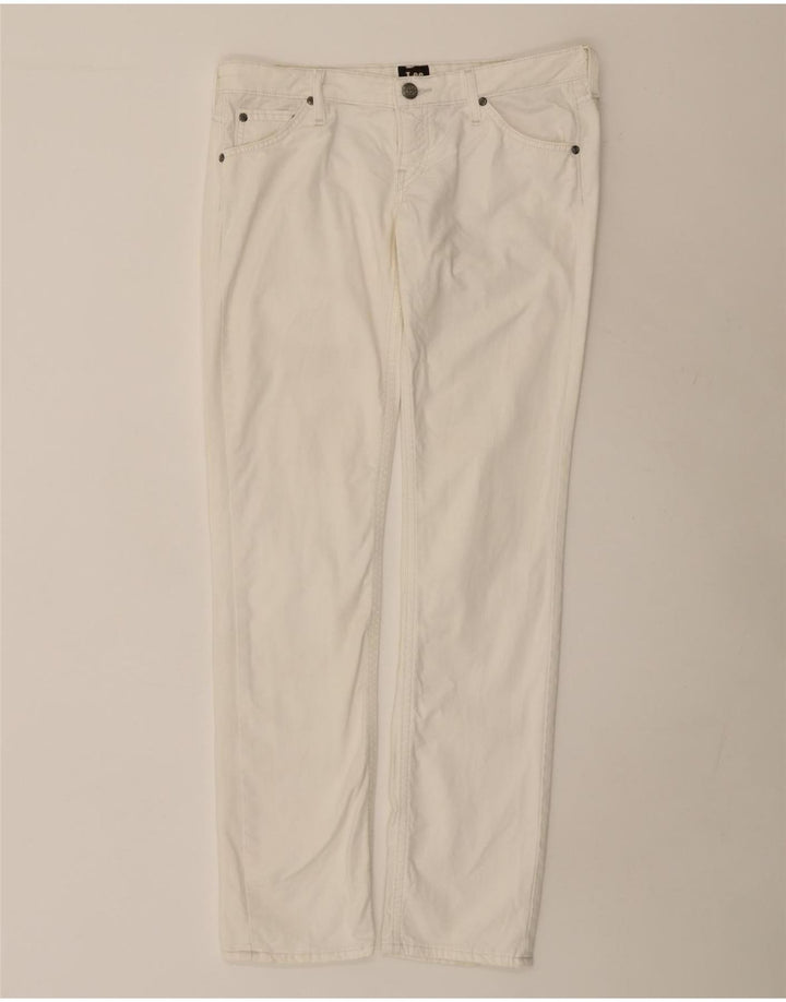 Jeans skinny Lynn da donna Lee W30 L33 cotone bianco