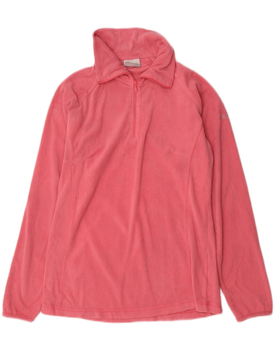 Maglione in pile da donna con collo e zip COLUMBIA UK 12 Poliestere rosa medio