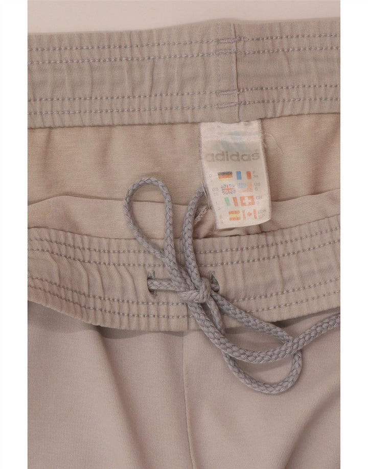 Pantaloncini sportivi Adidas da uomo piccoli in cotone grigio