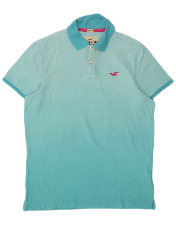 Polo Hollister da uomo XL in cotone blu