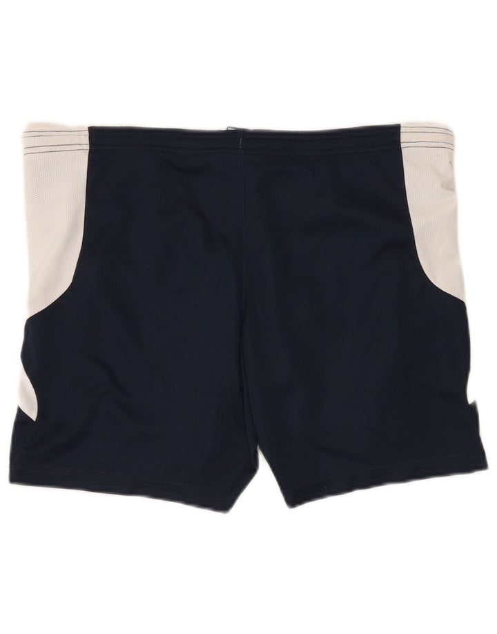 Pantaloncini sportivi Umbro da uomo Inghilterra piccoli in poliestere color block blu navy