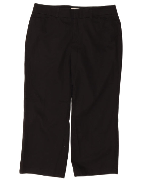 Pantaloni Capri da donna Ideal Fit Dockers US 10 Large W27 L21 cotone nero