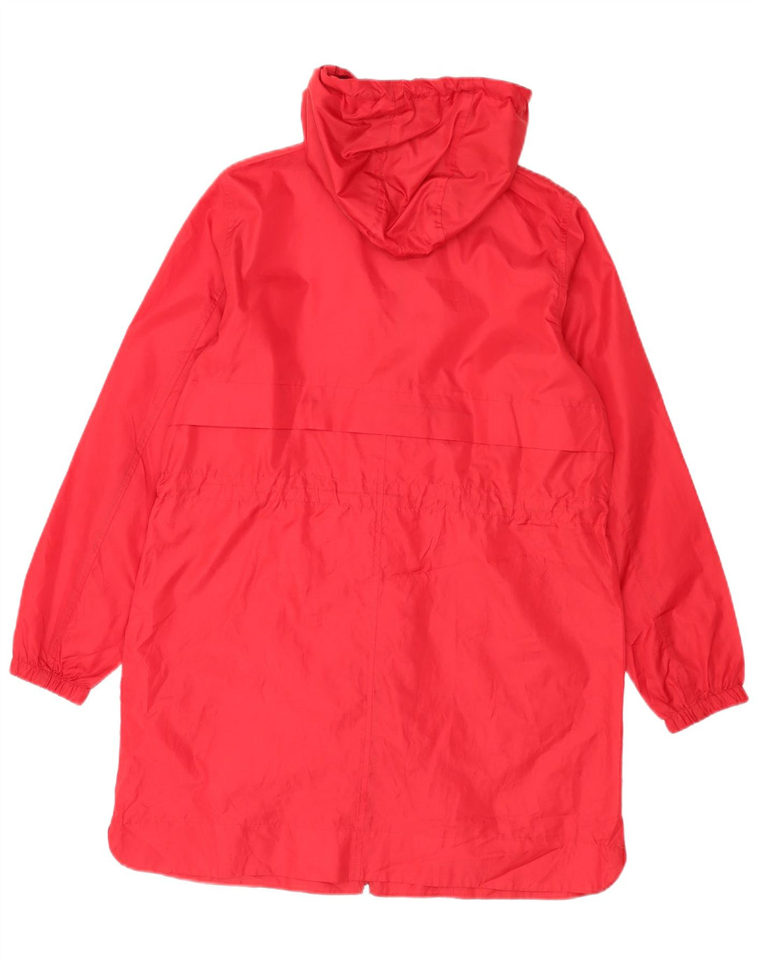 Impermeabile con cappuccio da donna Marks & Spencer UK 14 poliestere rosso medio