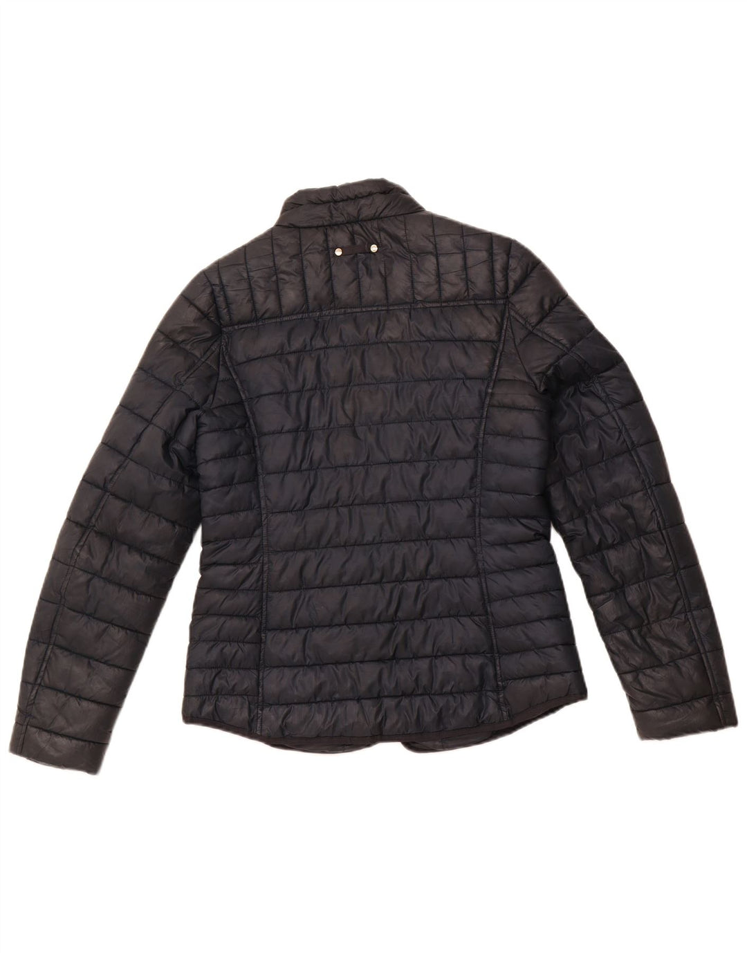 JOULES Giacca imbottita da donna UK 12 Medium Nero Poliestere