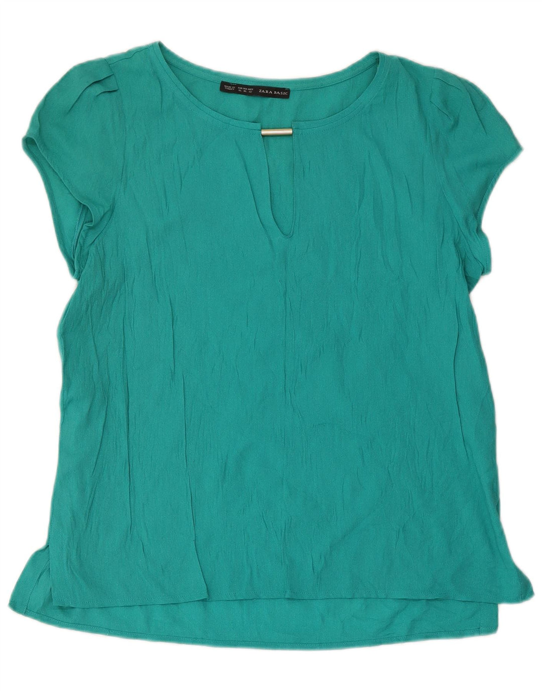 Camicetta Zara da donna Top UK 18 XL Turchese