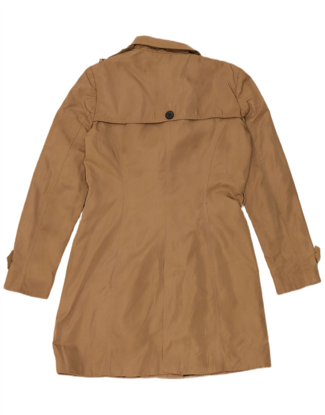 Trench da donna Zara UK 14 Poliestere beige medio