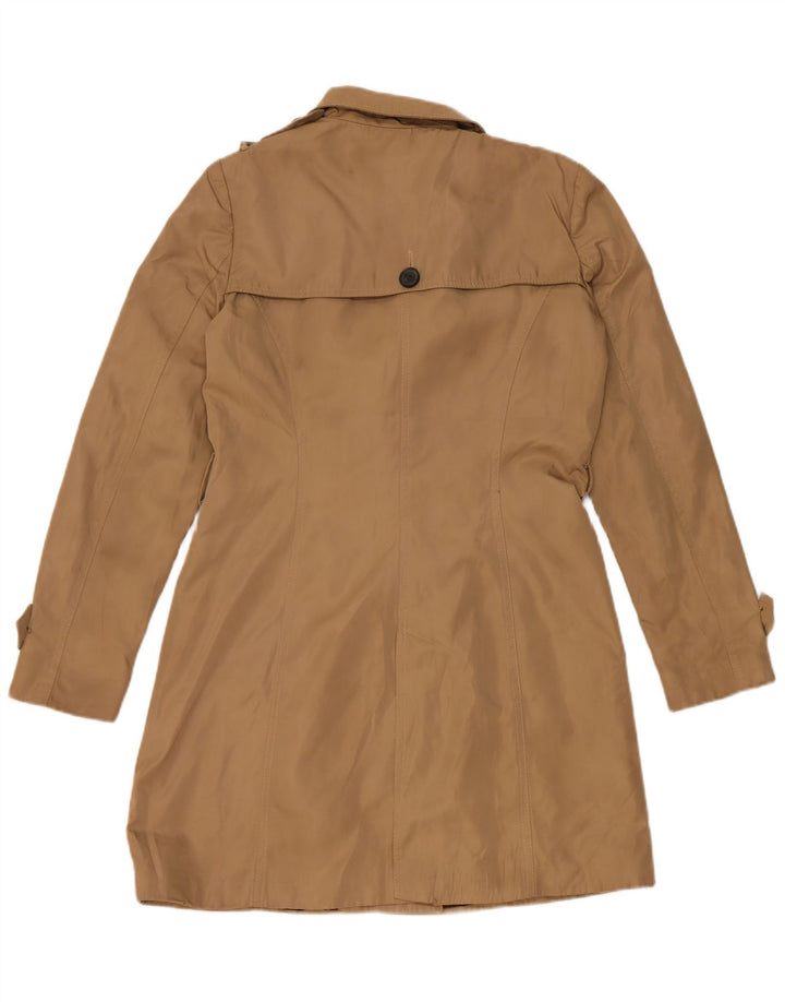 Trench da donna Zara UK 14 Poliestere beige medio