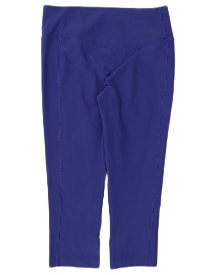 Leggings Nike Dri Fit Capri da donna UK 8 piccoli poliestere viola