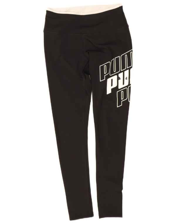 Leggings grafici Nike da donna UK 8 piccoli neri