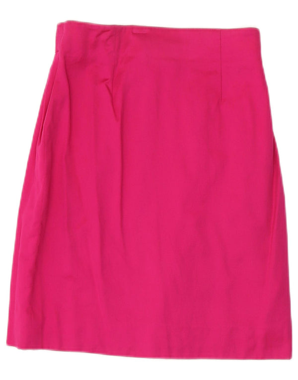 Gonna a trapezio da donna Max Mara UK 10 piccola W26 cotone rosa