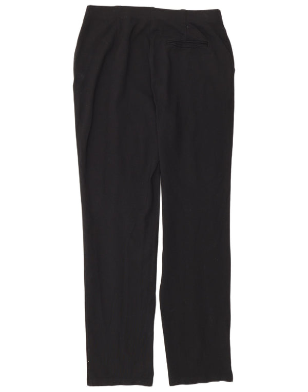 Pantaloni chino dritti da donna Marks & Spencer UK 12 medi W30 L30 neri